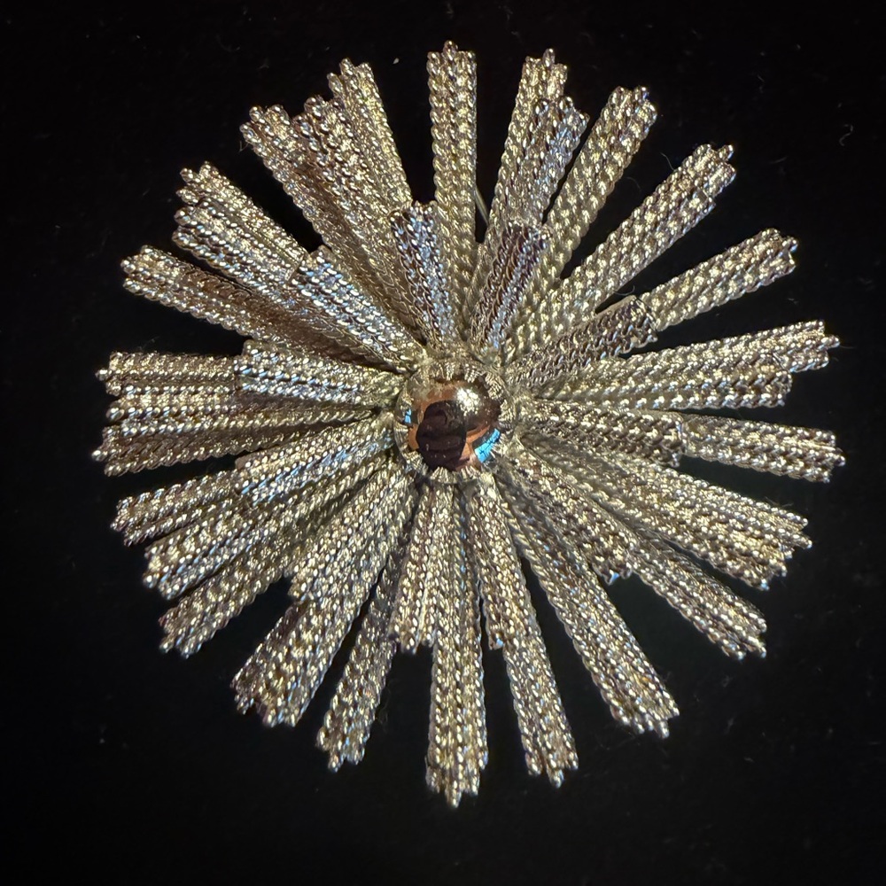 Silver Starburst Brooch (Monet)